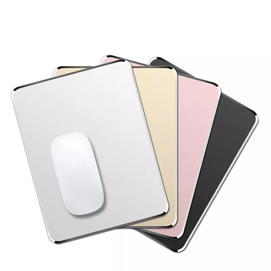 Aluminum Metal Mouse Pad Mat Hard Smooth Matte Thin Non-Slip Waterproof Fast and Accurate Control Mousepad for Office Home