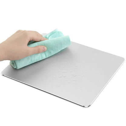 Aluminum Metal Mouse Pad Mat Hard Smooth Matte Thin Non-Slip Waterproof Fast and Accurate Control Mousepad for Office Home