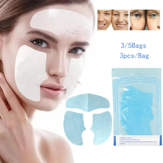 3/5 Sets Soluble Collagen Face Serum Mask Anti Aging Moisturizing  Hydrolyzed Film