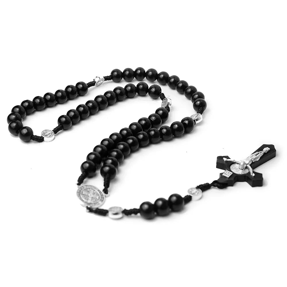 FaithWood Rosary Necklace