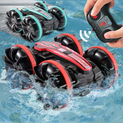 2.4 G Waterproof Water & Land Dual Model 2 IN 1 360° Rotate Drift Remote