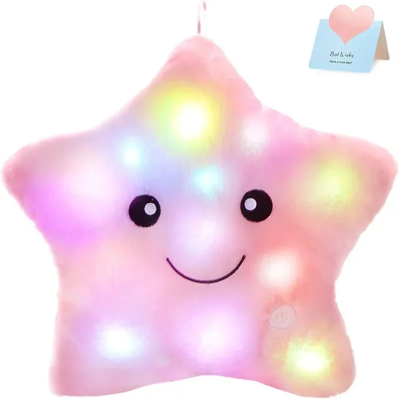 TwinkleStar Glow Pillow Luminous