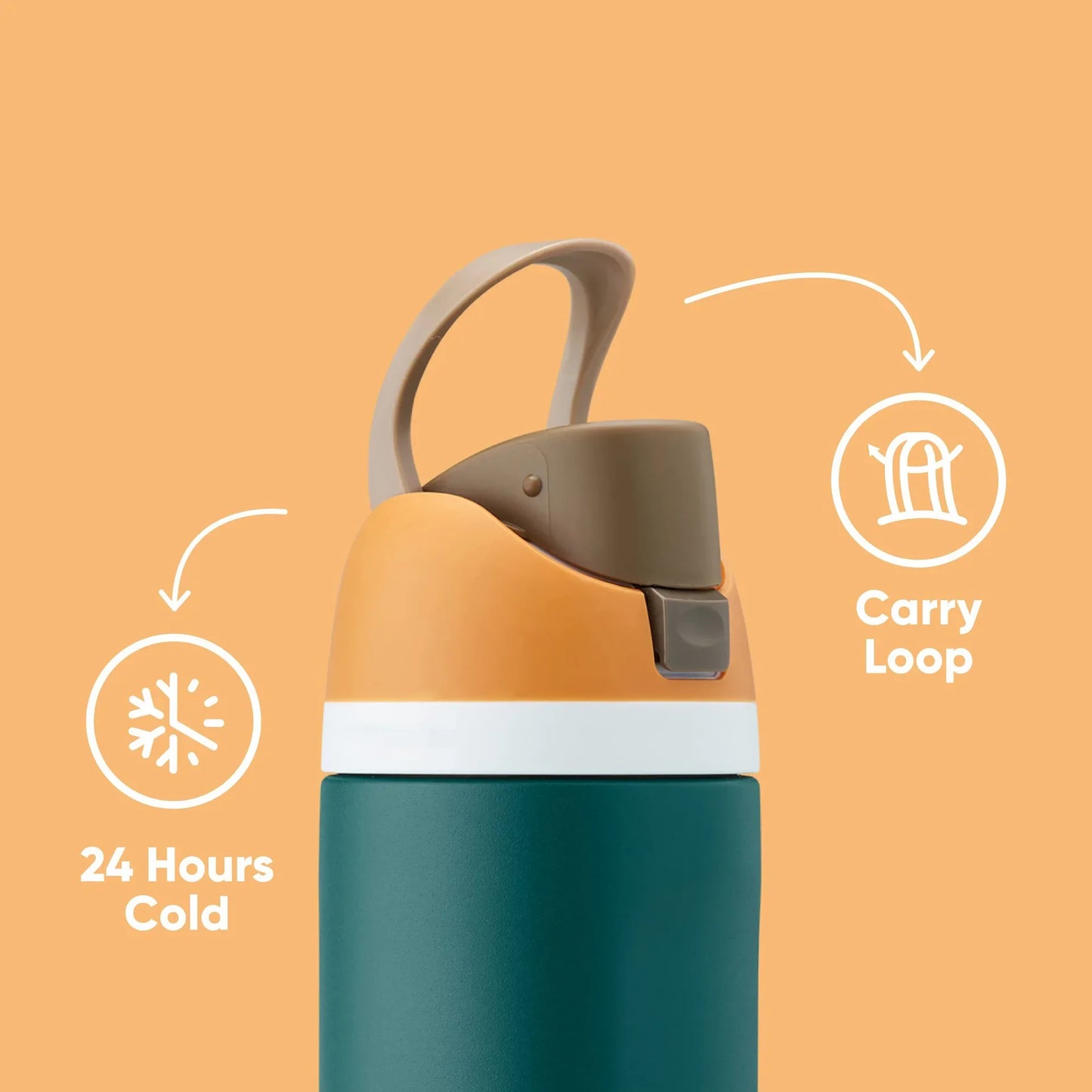 FieldFlow Stainless Straw Bottle