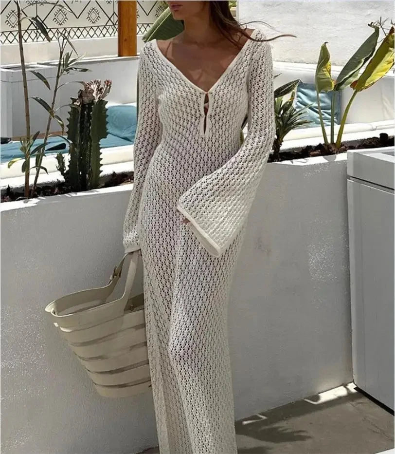 Sultry Knit Beach Dress