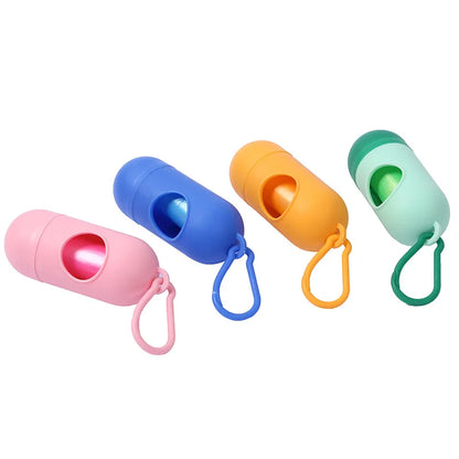 Dog Poop Bags With Dispenser And Leash Clip.