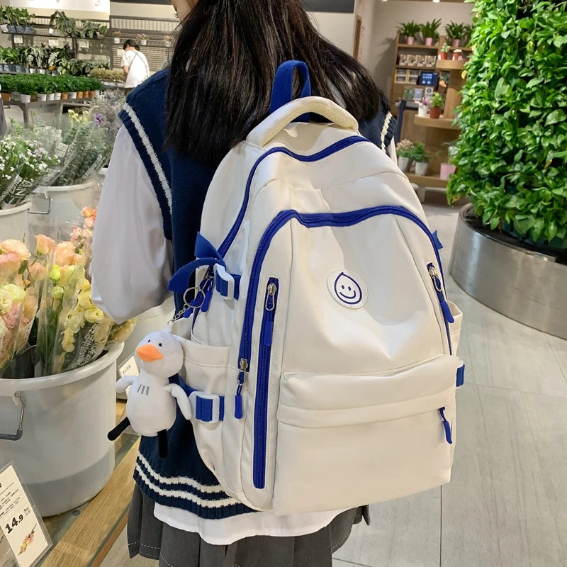 Fashionable Nylon College Backpack