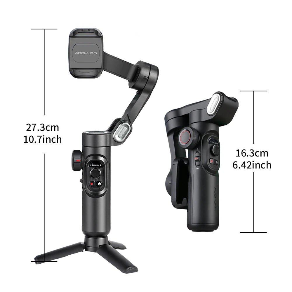 Smartphone Stabilizer with Fill Light