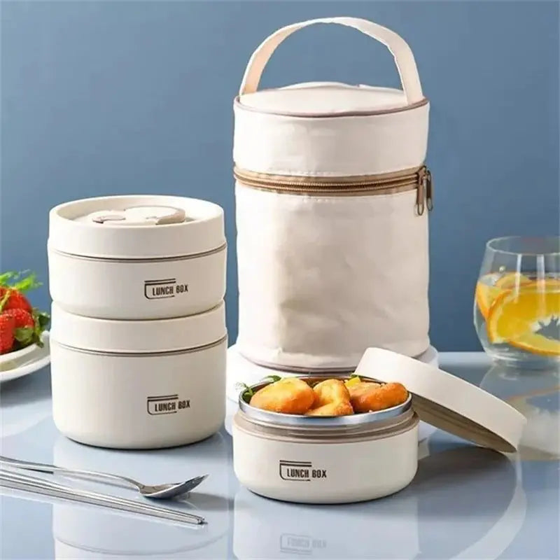 DuoTherm Portable Stainless Steel Thermal Lunch Box