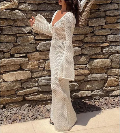 Sultry Knit Beach Dress