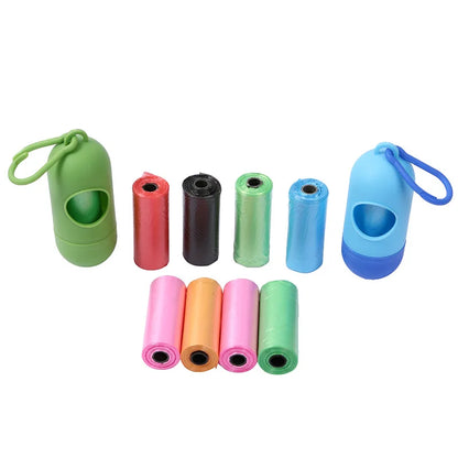 Dog Poop Bags With Dispenser And Leash Clip.