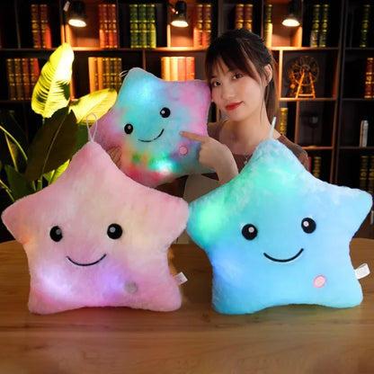 TwinkleStar Glow Pillow Luminous