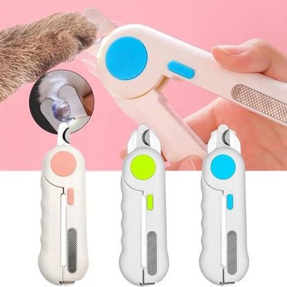 Cat Nail Clipper with LED Light Safety Pet