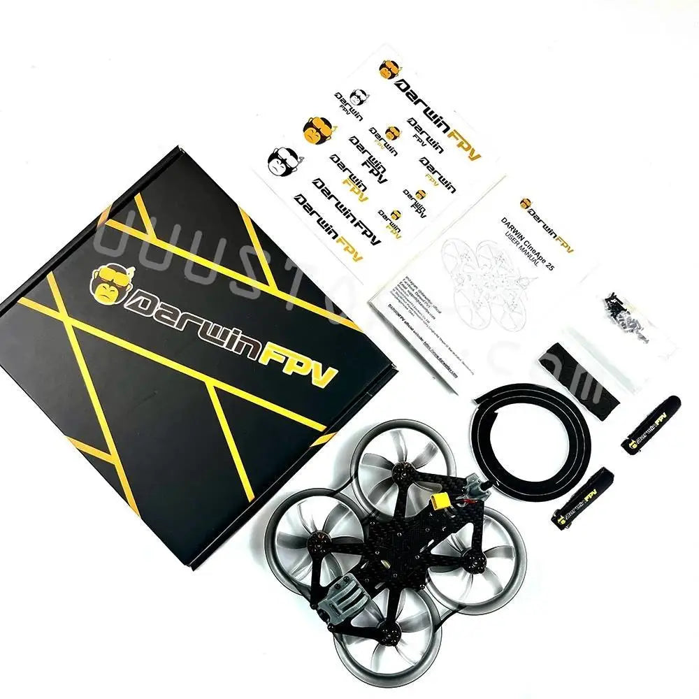 DarwinFPV CineApe 25 112mm 4S Cinematic Whoop Analog/ AVATAR MINI HD 1504 3600KV Motor FPV Racing RC Drone PNP/BNF