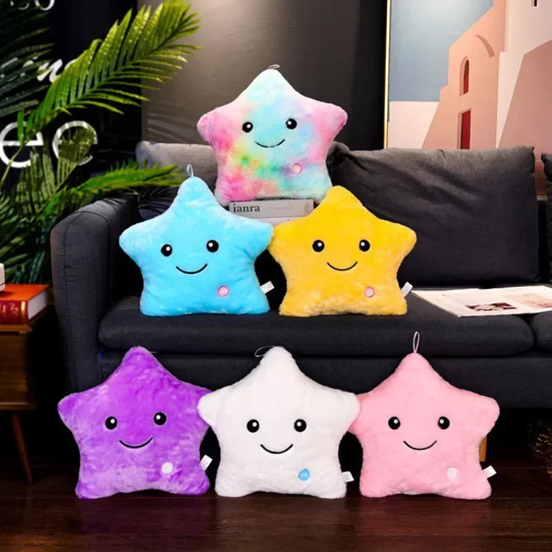 TwinkleStar Glow Pillow Luminous