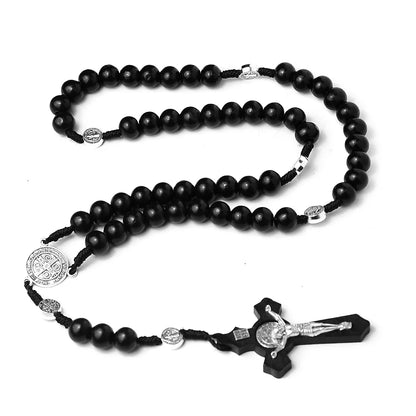 FaithWood Rosary Necklace