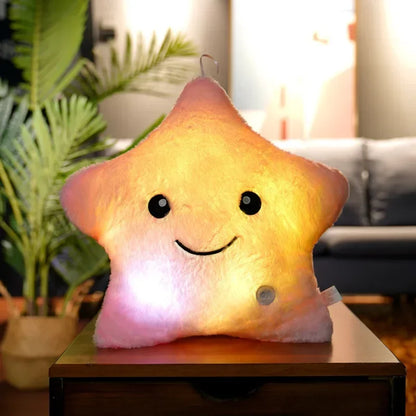 TwinkleStar Glow Pillow Luminous