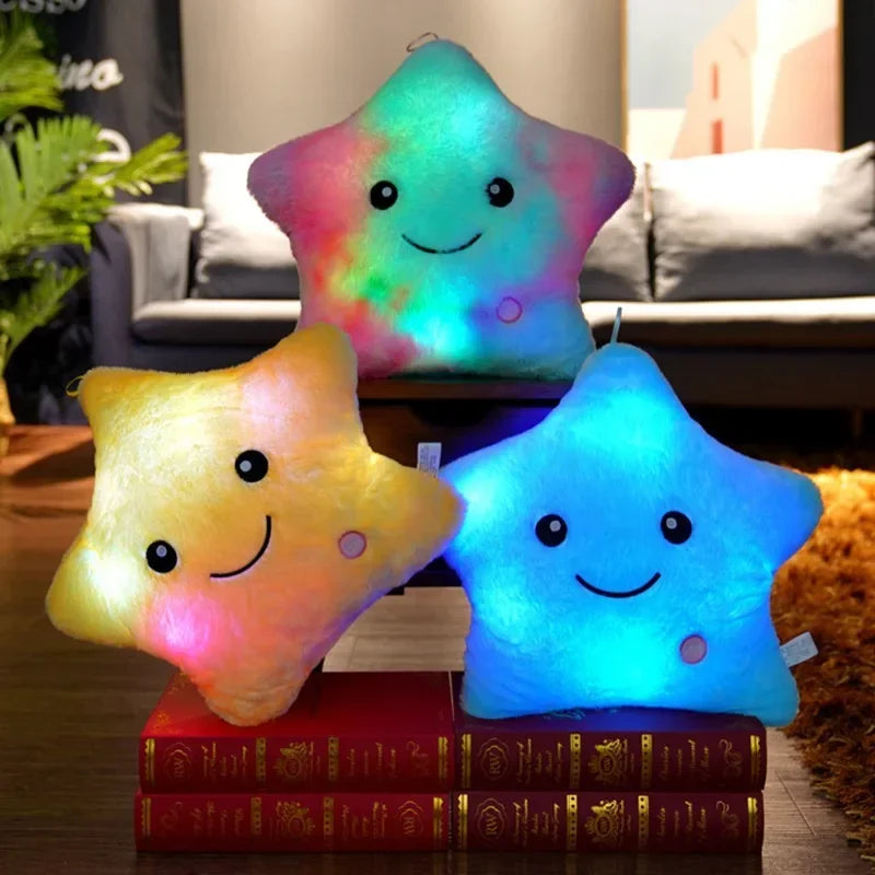 TwinkleStar Glow Pillow Luminous