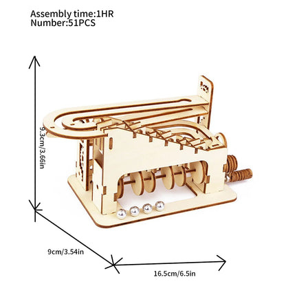 Spiral Marble Run 3D Wooden Puzzles