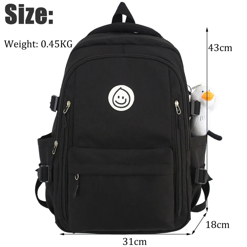 Fashionable Nylon College Backpack