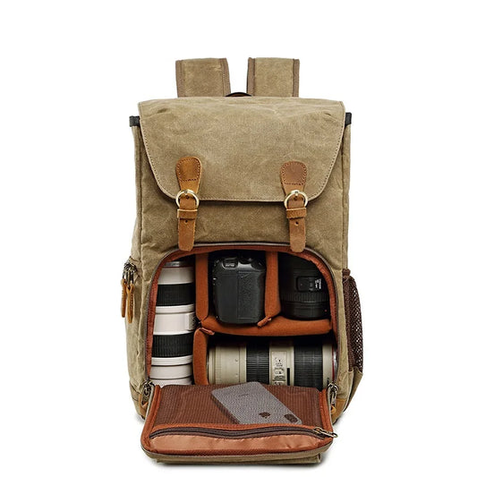 Canvas Batik Camera Backpack: Your Outdoor Photography Companion