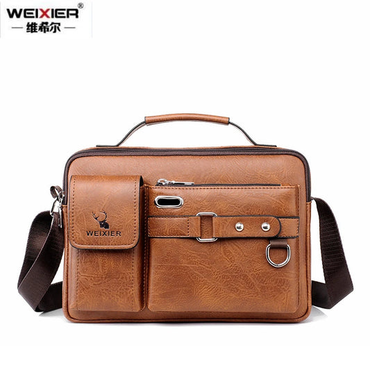 Executive PU Leather Shoulder Bag