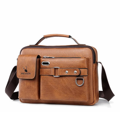 Executive PU Leather Shoulder Bag