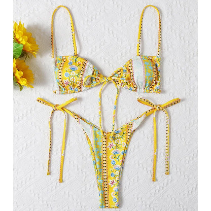 FloralBloom String Bikini