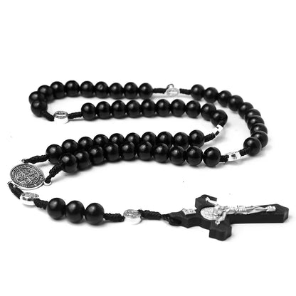 FaithWood Rosary Necklace