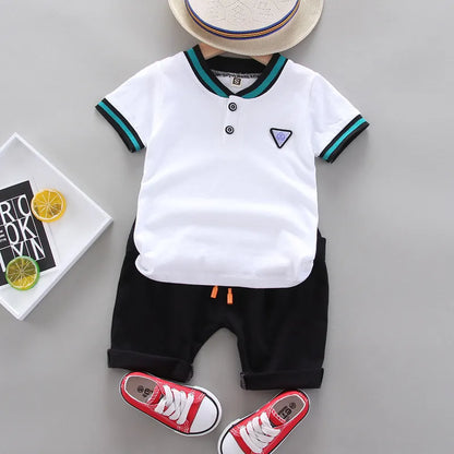 Casual Cotton Polo Set