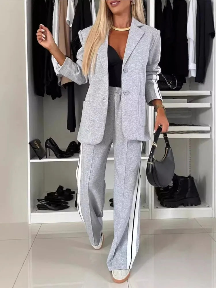 EleganceVibe 2-Piece Blazer & Pant Set