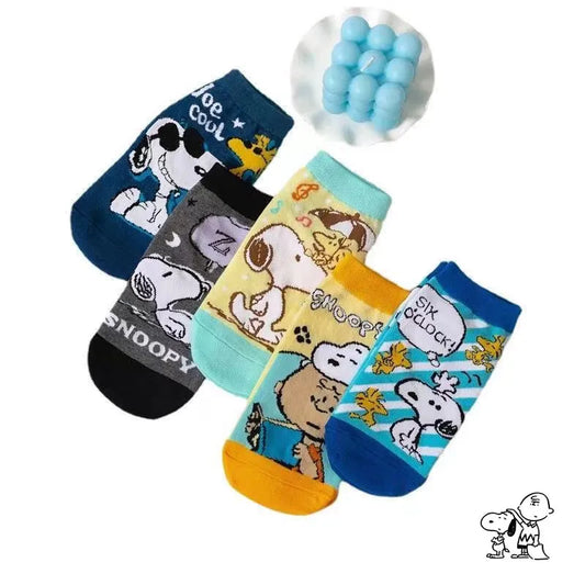 Snoopy Cartoon Boat Socks