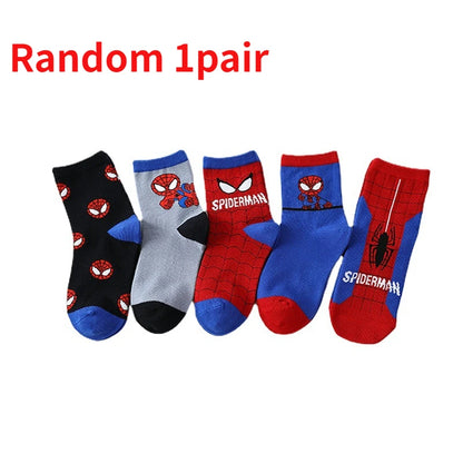 Spiderman Cartoon Tube Socks