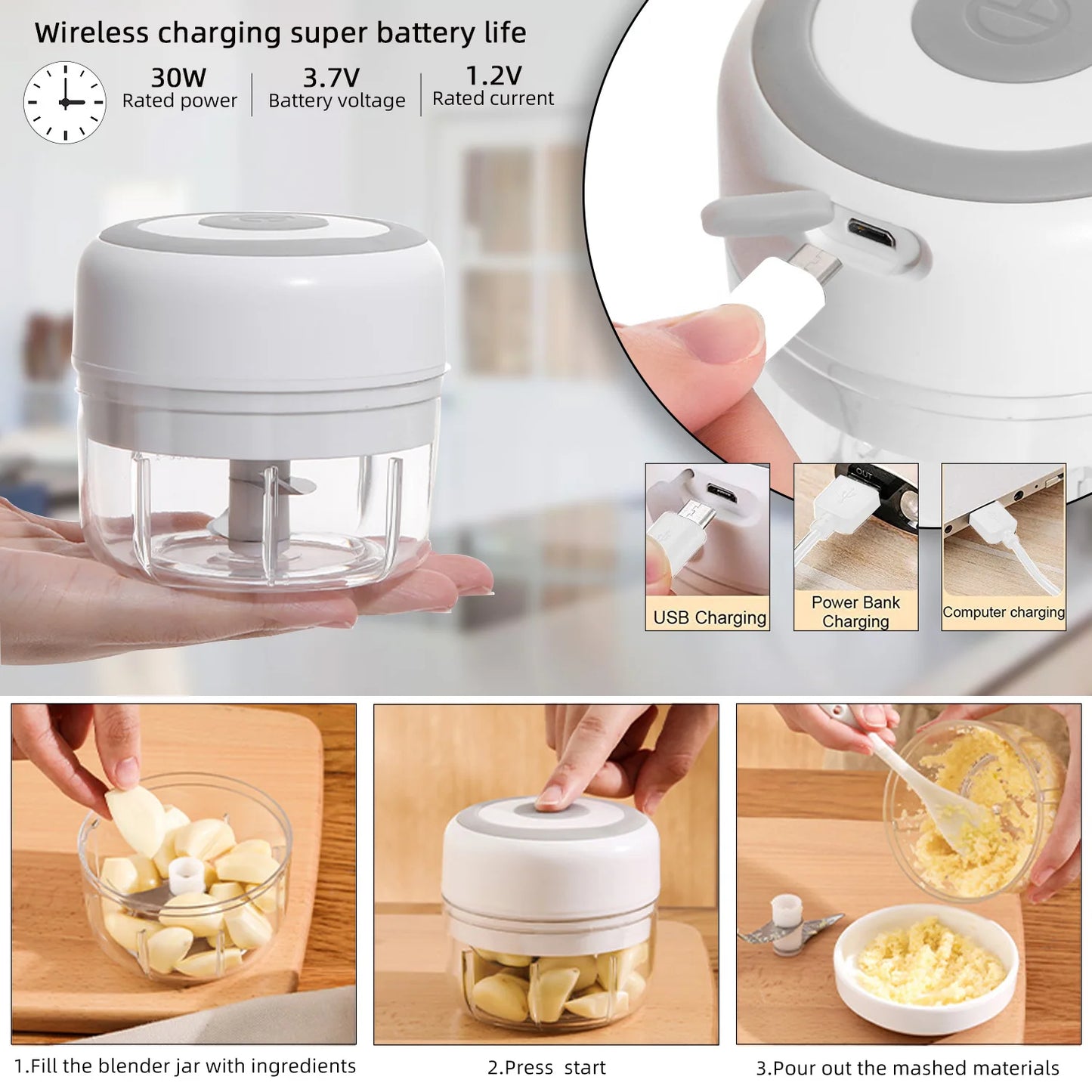 USB Mini Food Chopper"?