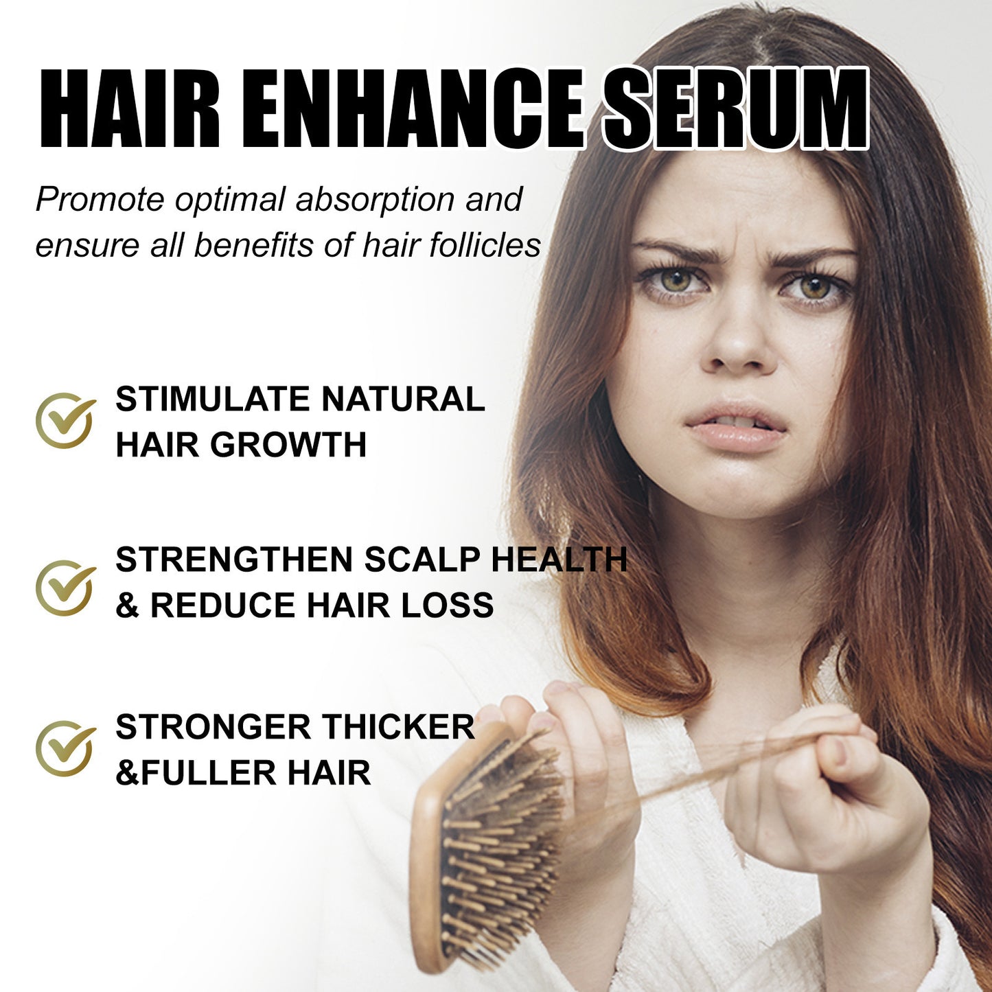 Dense Hair Essential Oil Moisturizes Hair Roots